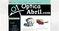 Desktop Screenshot of opticaabril.com